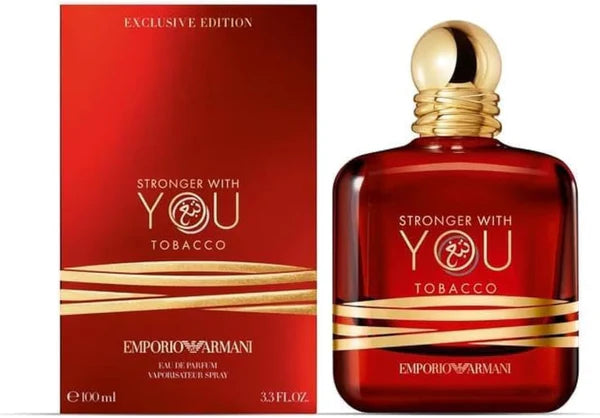 Emporio Armani Stronger With You Tobacco Eau de Parfum for Men (3.4 fl oz / 100 ml)
