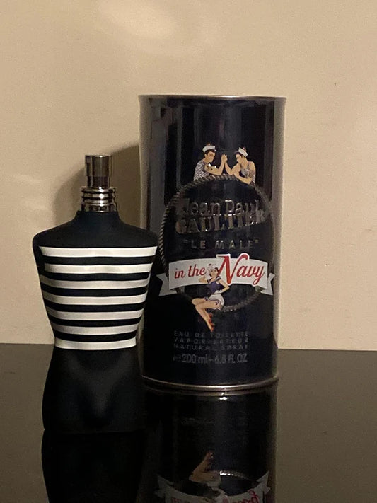 Jean Paul Gaultier Le Male In The Navy Eau de Toilette cologne  for Men – (6.8 fl oz / 200 ml)