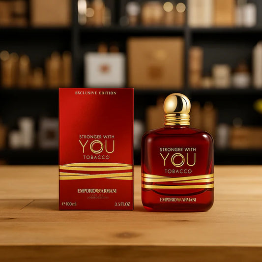 Emporio Armani Stronger With You Tobacco Eau de Parfum for Men (3.4 fl oz / 100 ml)