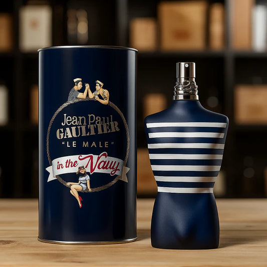 Jean Paul Gaultier Le Male In The Navy Eau de Toilette cologne  for Men – (6.8 fl oz / 200 ml)
