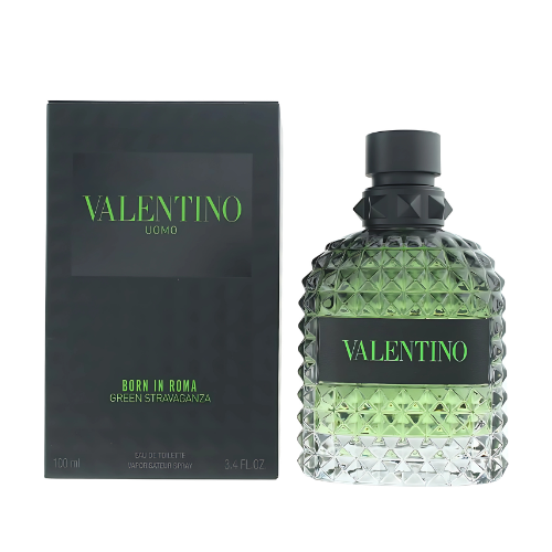 Valentino Uomo Born In Roma Green Stravaganza for Men - 3.4 oz EDT Spray